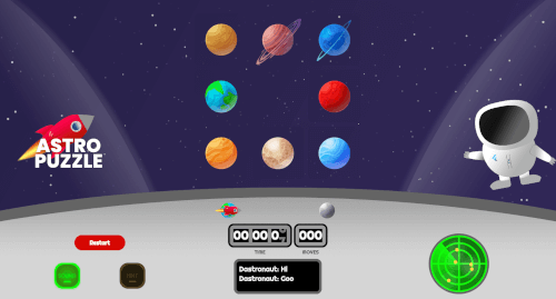 Astro Puzzle Card