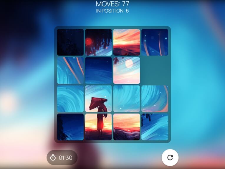 Slide Puzzle by Ercan Card