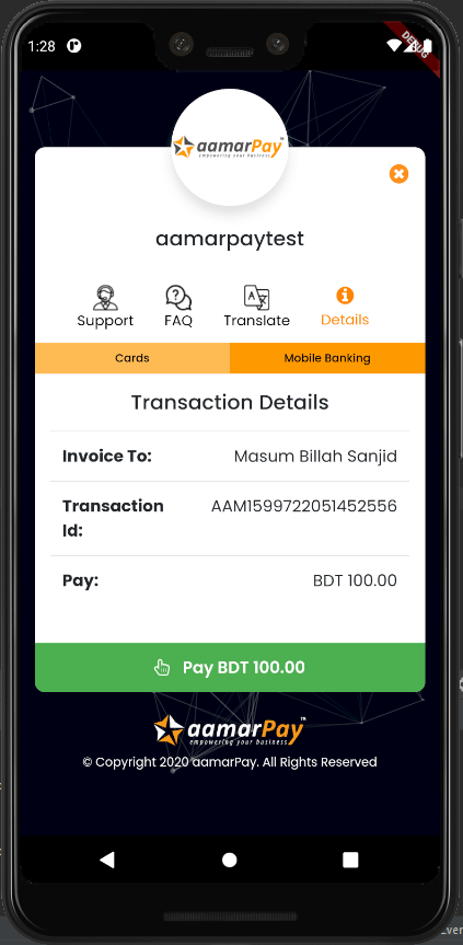 aamarpay Card Image