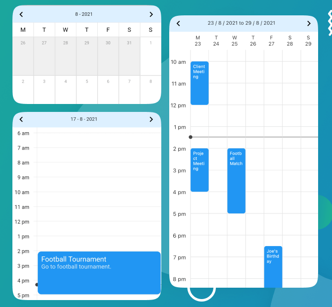 calendar_view Card Image