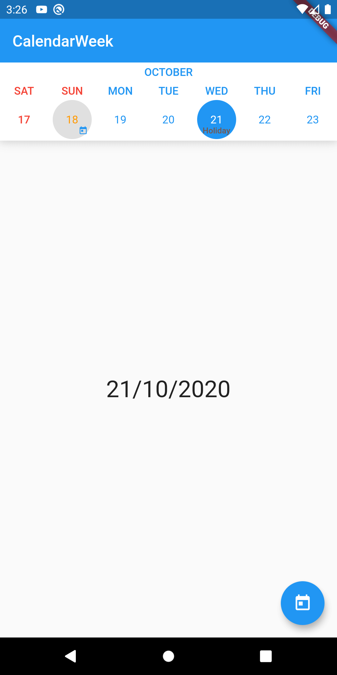 flutter_calendar_week Card Image