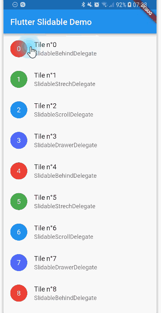 flutter_slidable Card Image