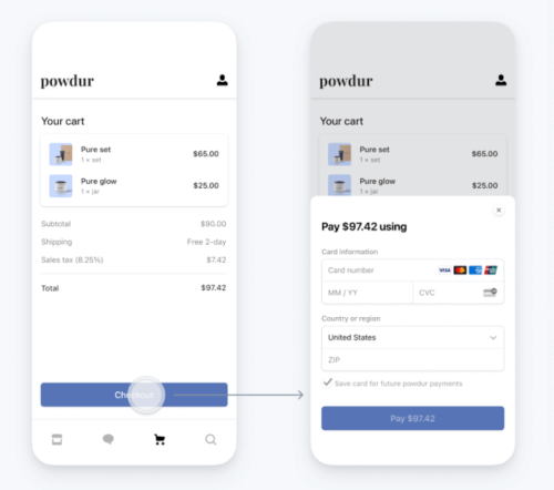 flutter_stripe Card Image