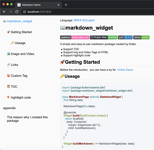 markdown_widget Card Image