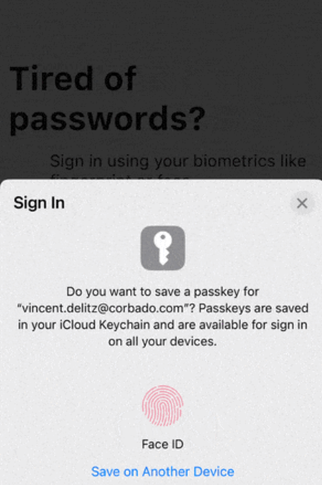 passkeys Card Image